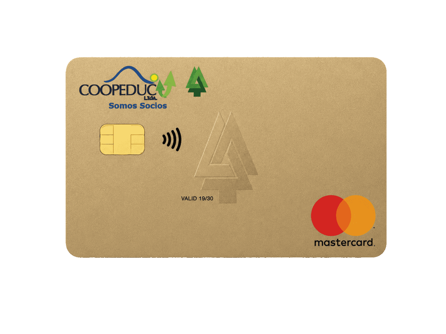 Tarjeta Mastercard Oro de COOPEDUC